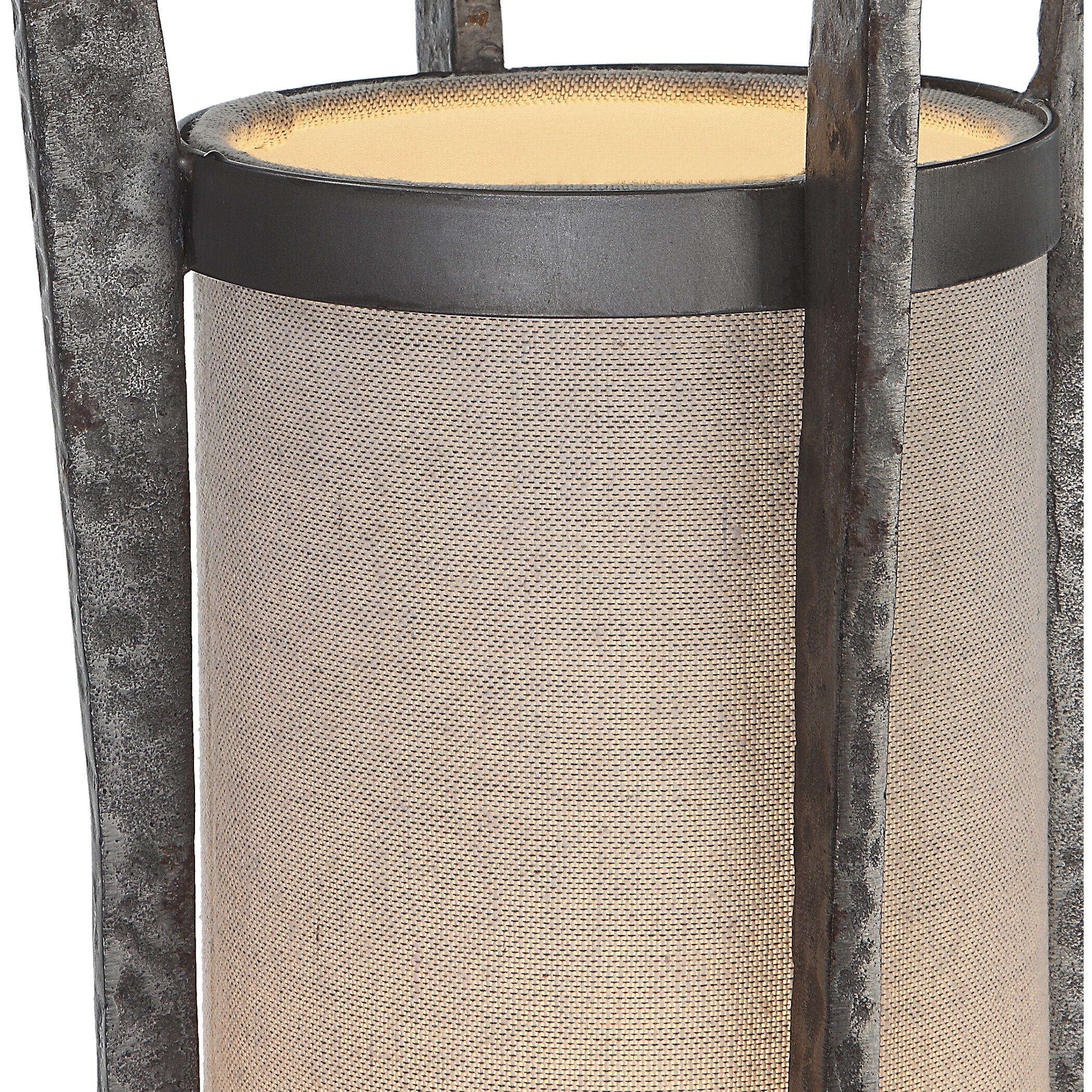 Fortress 33 inch 40.00 watt Aged Pewter Accent Lamp Portable Light