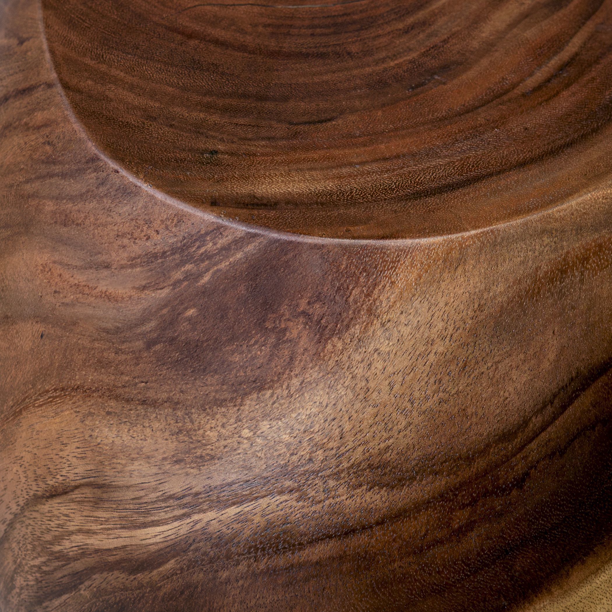 Lomas 18 inch Natural Suar Wood Accent Stool