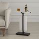 Elements Bubble 24 X 16.5 inch Aged Bronze and Bubble Glass Accent Table