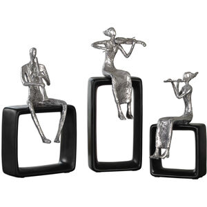 Musical Ensemble Silver Plated Musical Ensemble Statues