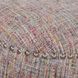 Gumdrop 17 inch Confetti Chenille Fabric and Brushed Nickel Ottoman