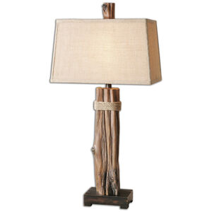 Yorkshire 36 inch 150 watt Faux Driftwood Table Lamp Portable Light