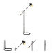Chisum 64 inch 60 watt Dark Bronze Floor Lamp Portable Light, Jim Parsons