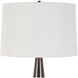 Fralin 30.5 inch 150.00 watt Crackled White Ceramic and Black Table Lamp Portable Light