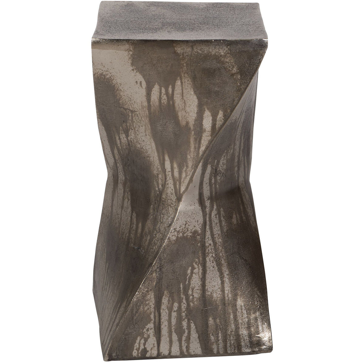 Euphrates 19 X 10 inch Tarnished Silver Accent Table