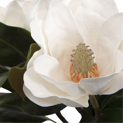 Middleton White Magnolia Blooms Flower Centerpiece