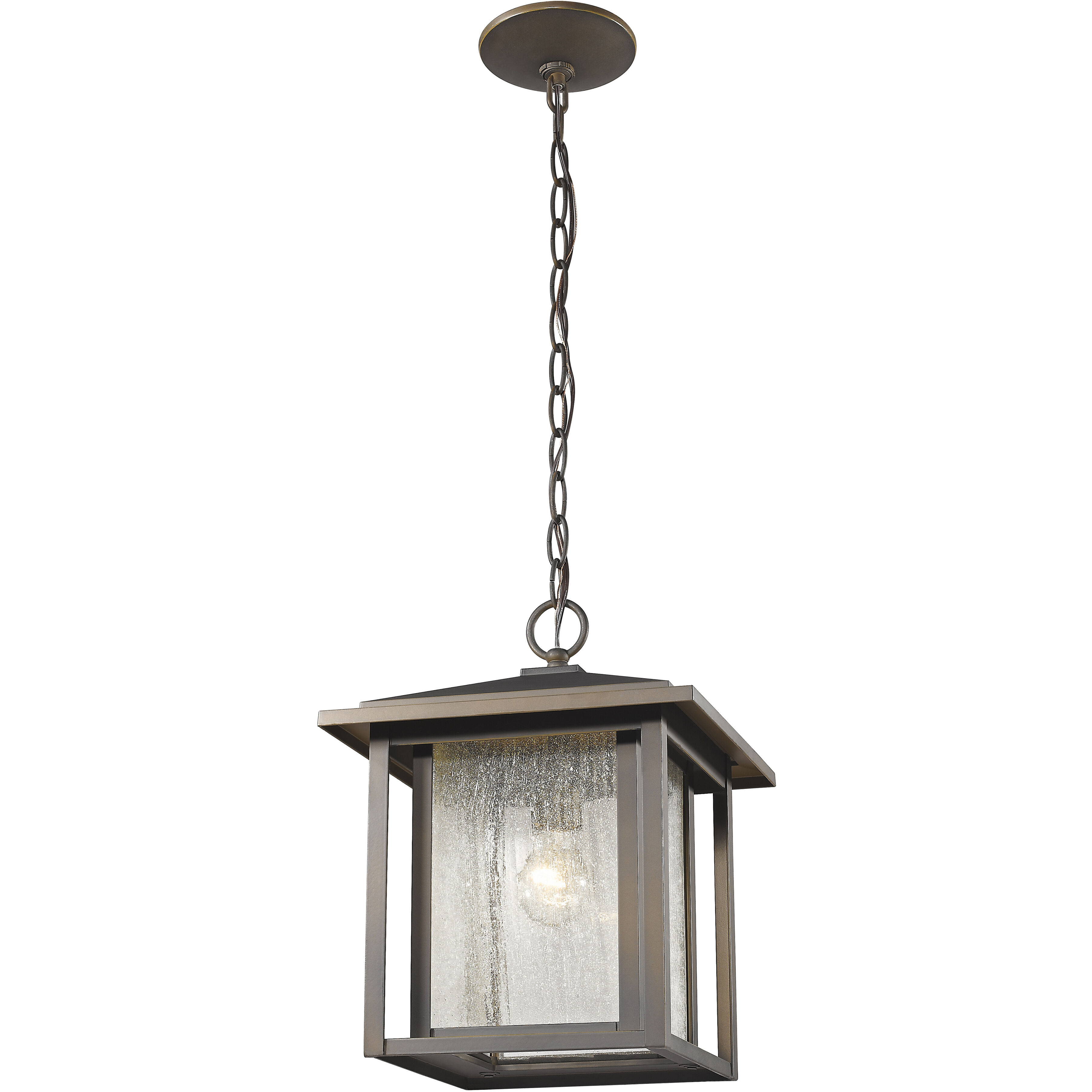 Aspen 1 Light 11.00 inch Outdoor Pendant/Chandelier