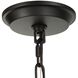 Evanston 4 Light 20 inch Matte Black Indoor Outdoor Pendant Ceiling Light