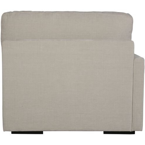 Refuge Light Sand Polyester Sofa, Left Arm Facing