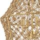 Macrame 4 Light 18 inch Brushed Gold Pendant Ceiling Light