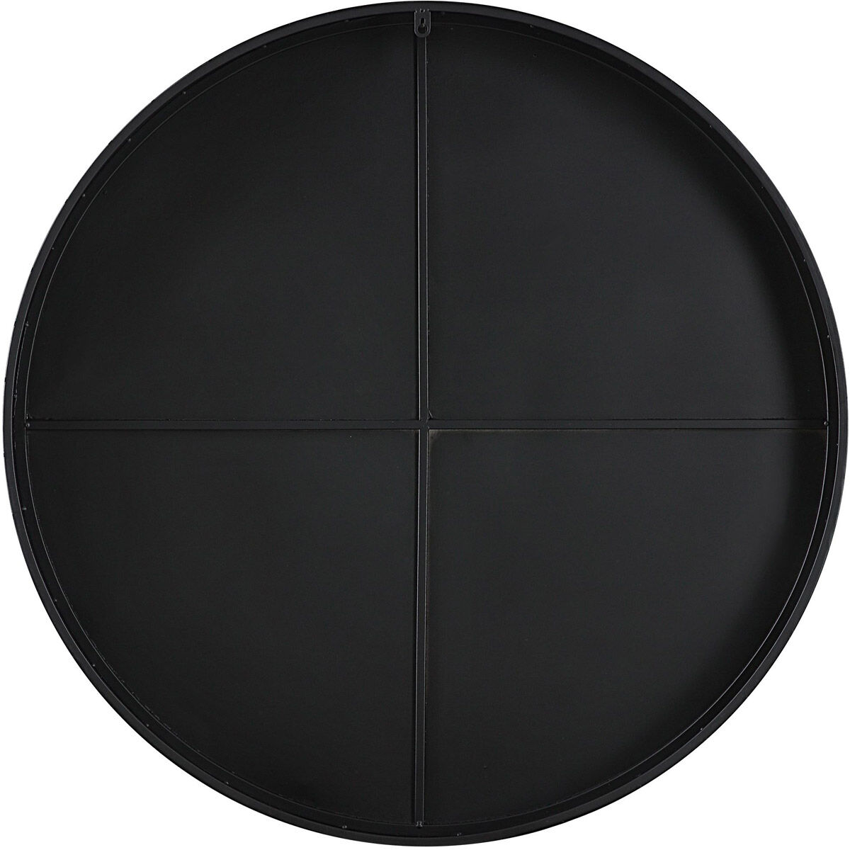 Cerelia 34 X 34 inch Matte Black Wall Mirror