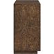 Flores Walnut Stain and Brass 2 Door Cabinet