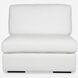 Refuge Arctic White Polyester Sofa, Armless