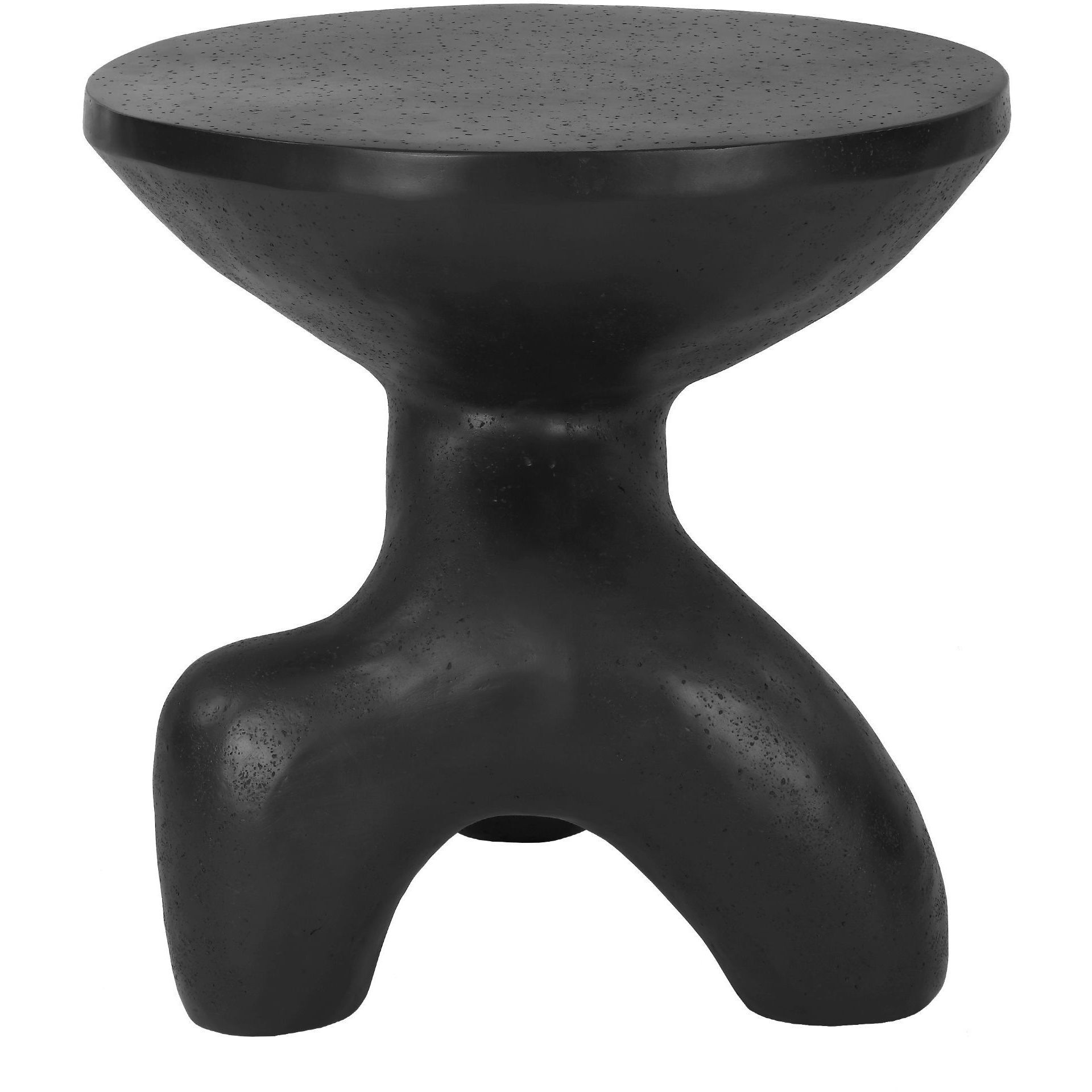 Veta 20.25 X 20 inch Black Indoor-Outdoor Accent Table