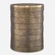 Odin 17 X 13.5 inch Antique Brass Accent Table