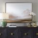 The South Multi-Colored and Bronze Gold Framed Canvas