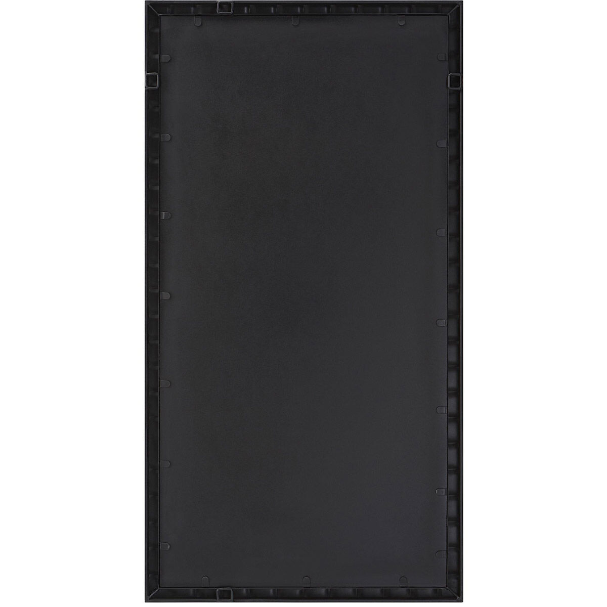 Dandridge 42 X 22 inch Distressed Matte Black with Silver Undertones Wall Mirror