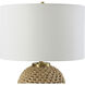 Kendari 24.75 inch 150.00 watt Natural Knotted Rope and Antique Brass Table Lamp Portable Light