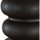 Macon 29.5 inch 150 watt Matte Black Glaze and Antique Brass Table Lamp Portable Light