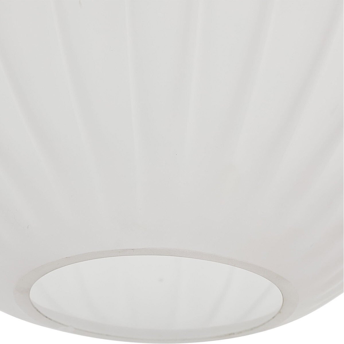 Creme 1 Light 16 inch White Marble and Brushed Nickel Pendant Ceiling Light