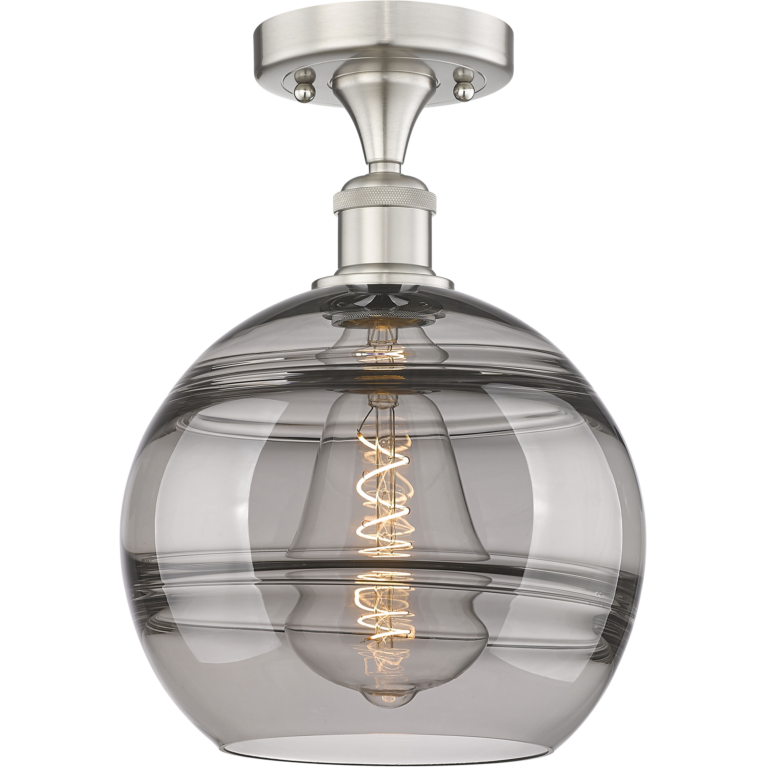 Edison Rochester 1 Light 10.00 inch Semi-Flush Mount