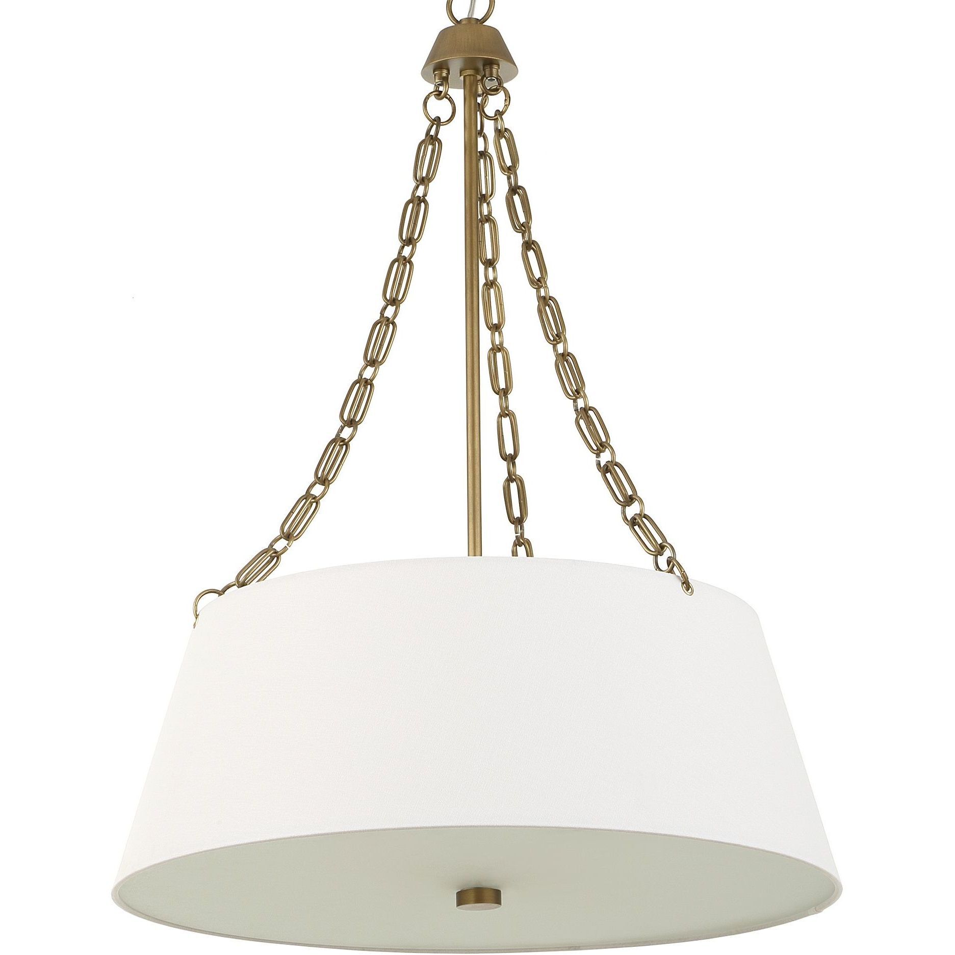 Andalucia 4 Light 24 inch Matte Brushed Gold Pendant Ceiling Light