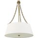 Andalucia 4 Light 24 inch Matte Brushed Gold Pendant Ceiling Light