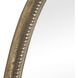 Ellis 33.5 X 20.5 inch Plated Antique Brass Mirror
