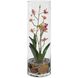 Mariposa Pink and Green and Clear Orchid
