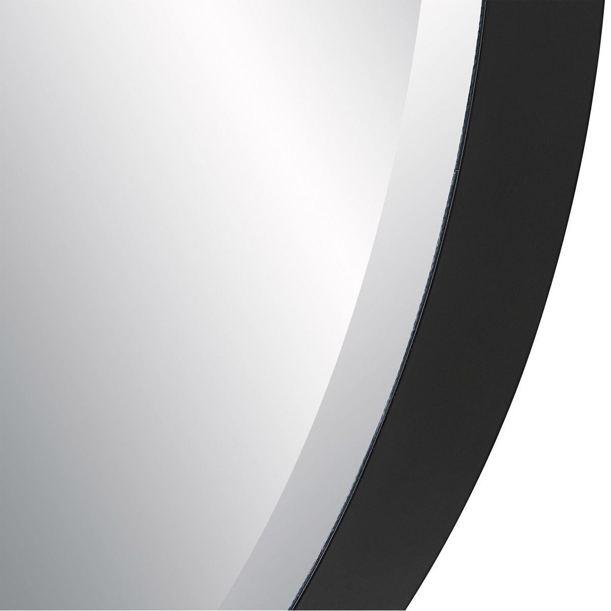 Cerelia 34 X 34 inch Matte Black Wall Mirror