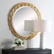 Celeste 36 X 36 inch Antiqued Gold Leaf Mirror