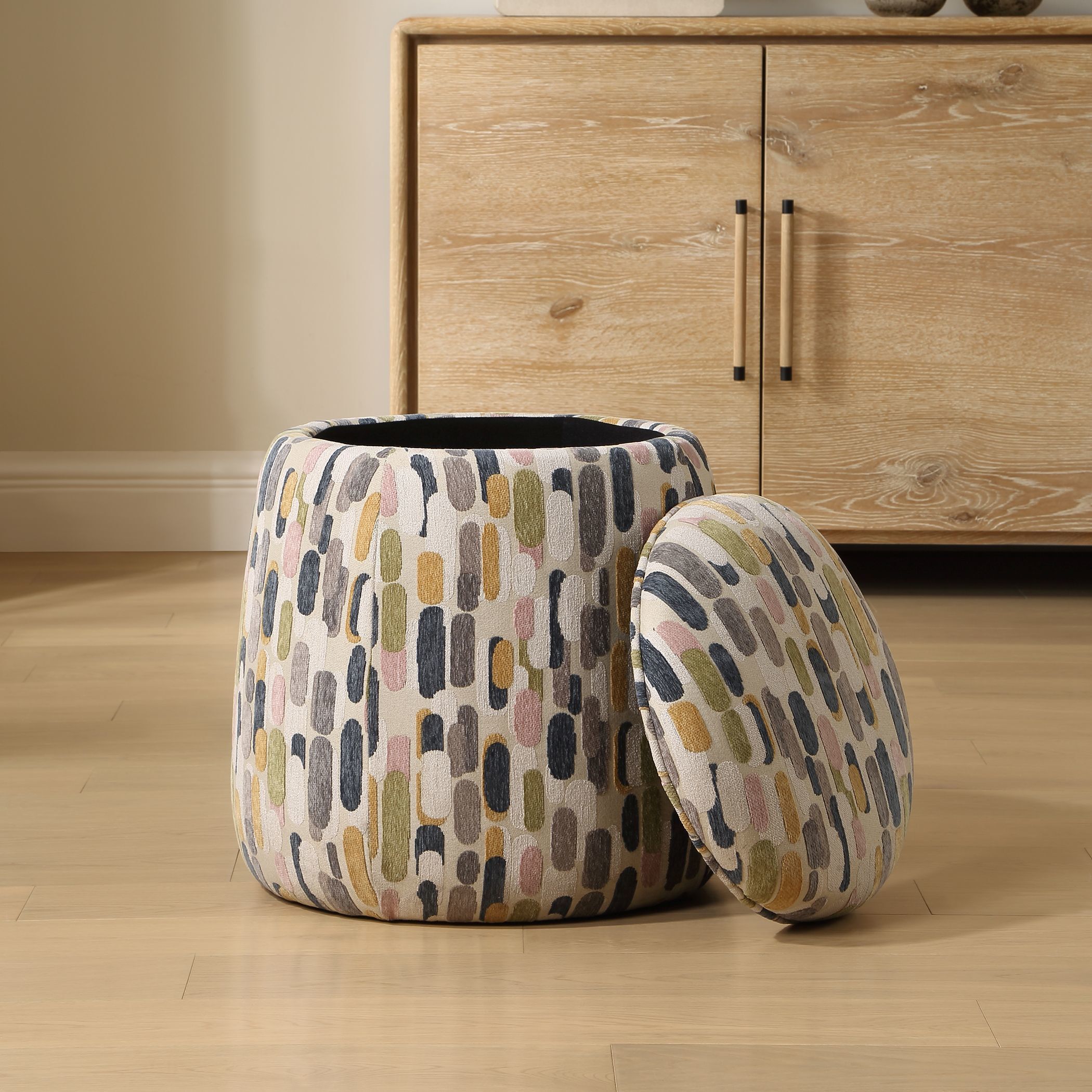 Arem 19.5 inch Multicolor Ottoman