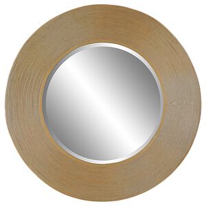 Archer 35 X 35 inch Metallic Gold Leaf Mirror