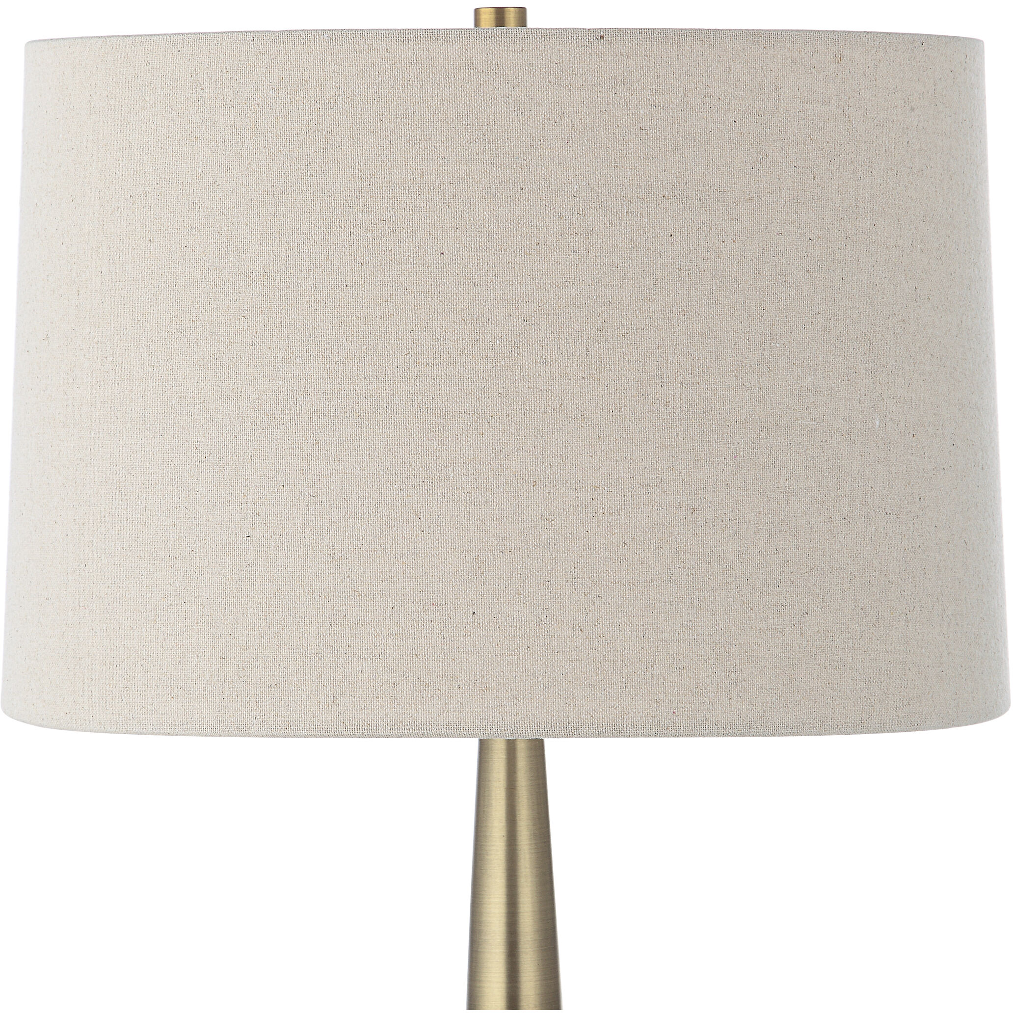 Spyglass 30.75 inch 150.00 watt Matte Black Glass and Antique Brass Table Lamp Portable Light