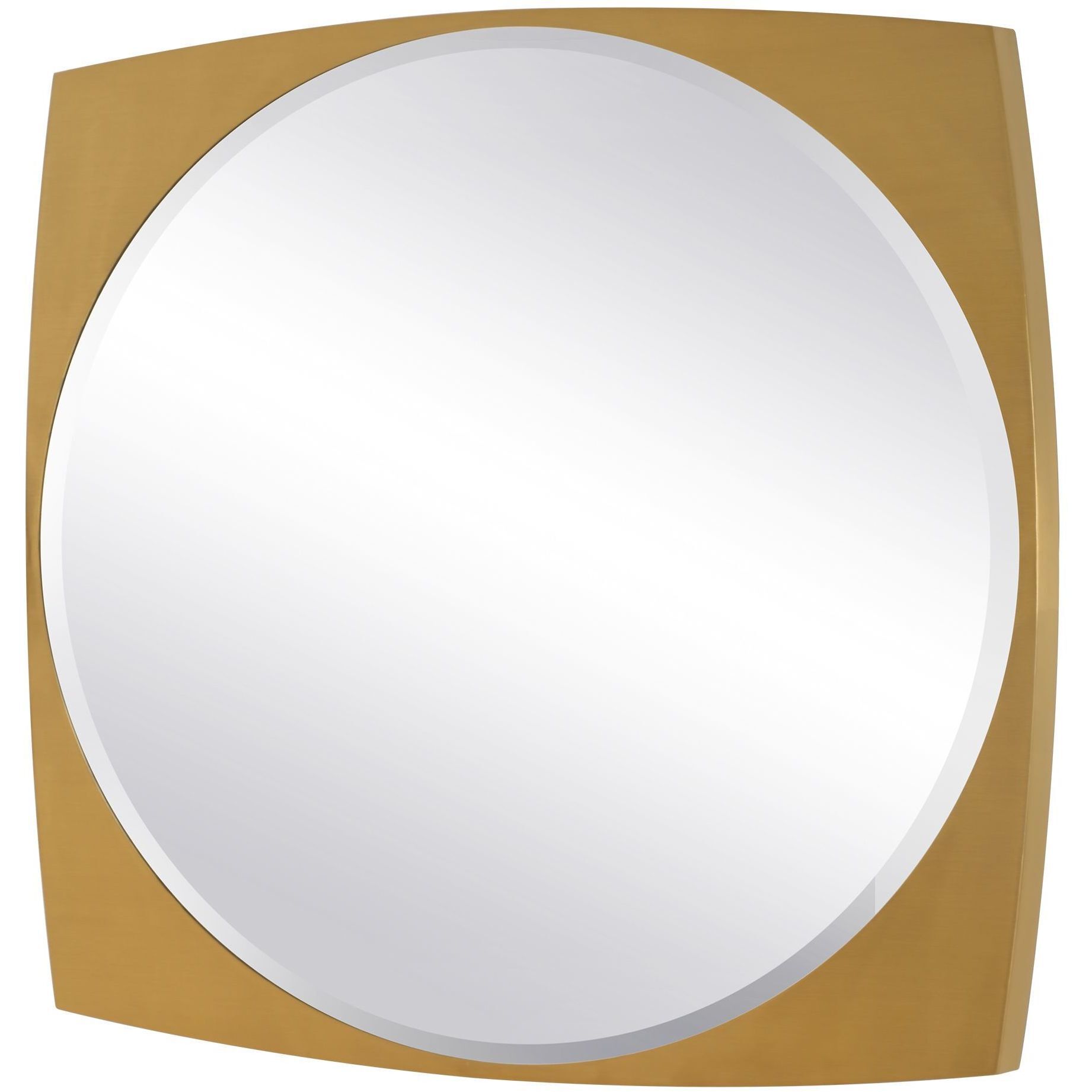 Neilia 48 X 48 inch Antique Brass Mirror