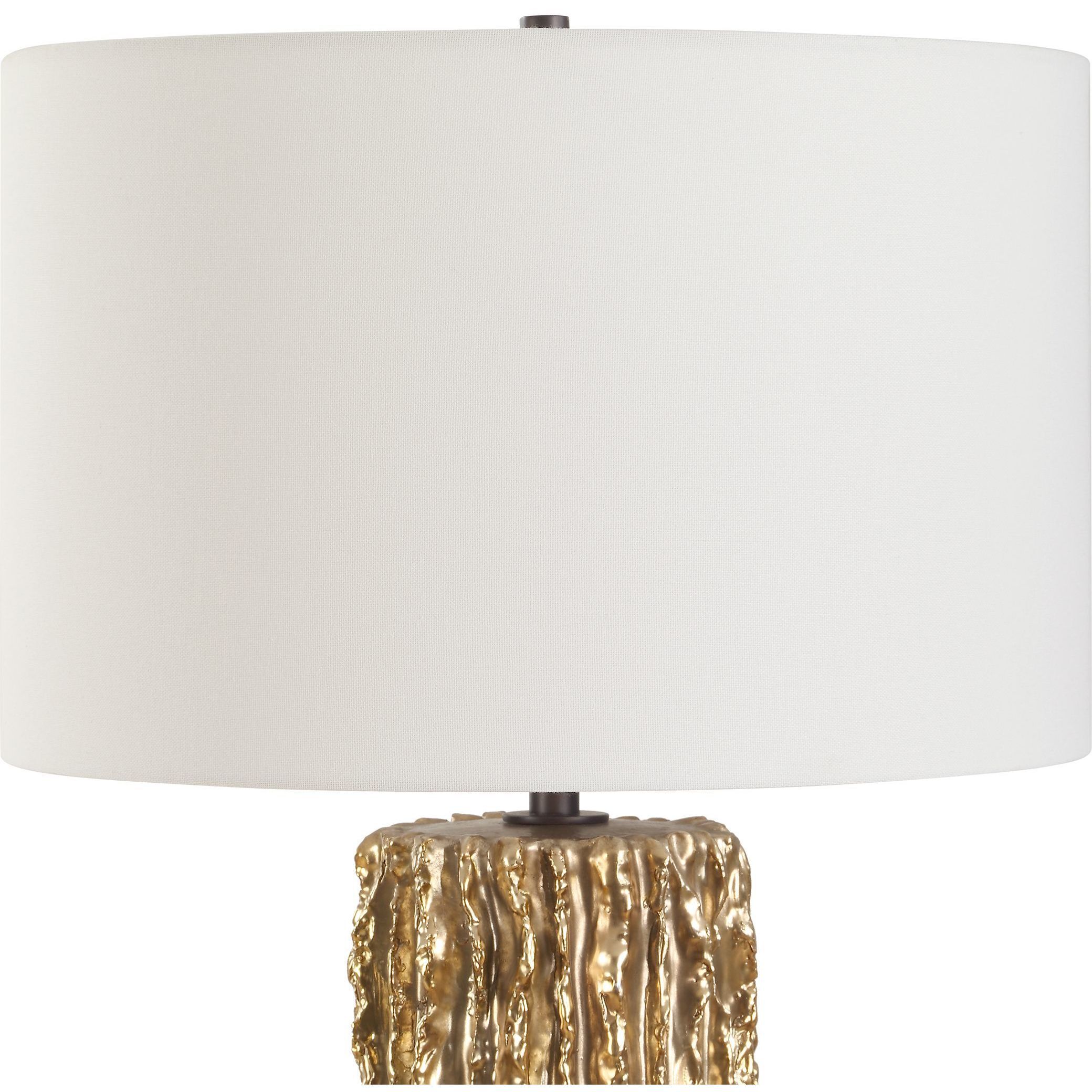 Echo 27.75 inch 150.00 watt Gold and Black Table Lamp Portable Light