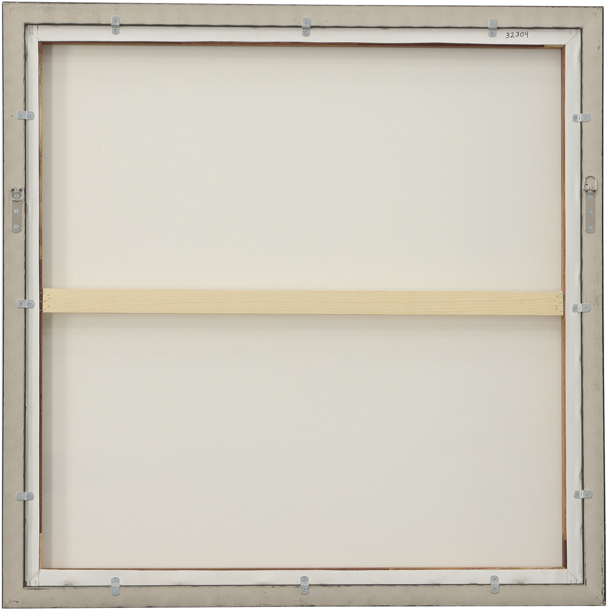 For His Glory Powder Blue and Silver Framed Landscape Art