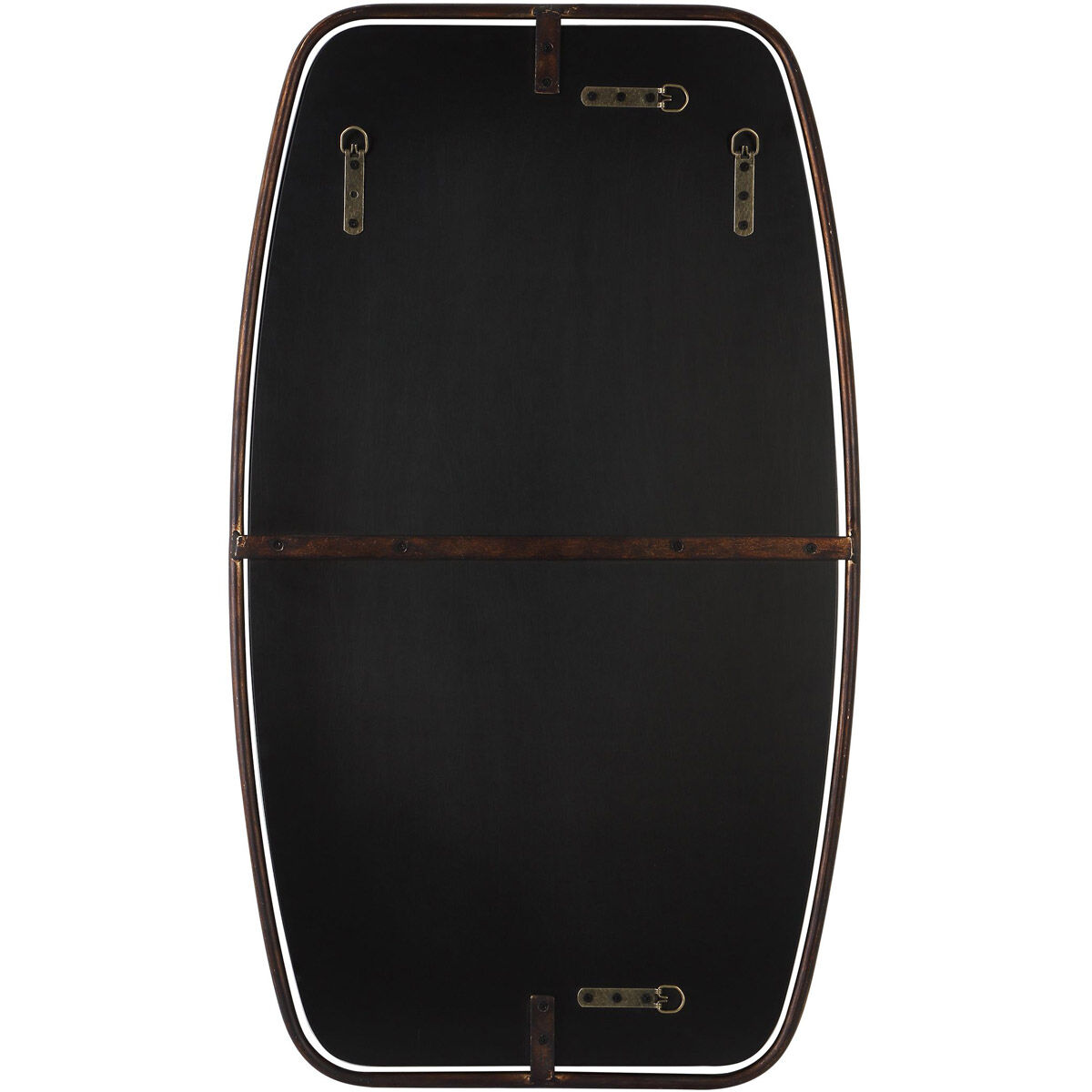 Canillo 36 X 21 inch Distressed Dark Bronze Wall Mirror