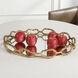 Cable Gold Leaf Chain Mirrored Tray