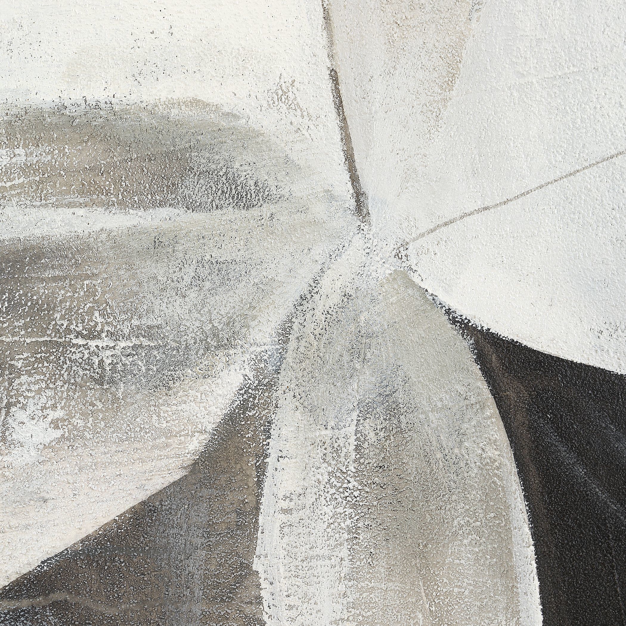 Folding Monochromatic Framed Abstract Art