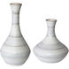 Potter 21 X 11 inch Vases, Set of 2