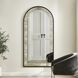 Marlowe 80 X 40 inch Black Iron and Antique Style Mirror Mirror