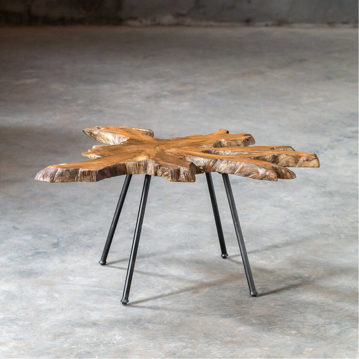 Kravitz 38 X 17 inch Light Honey and Aged Black Accent Table