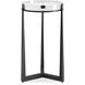 Midas 24.25 X 13.5 inch Dark Bronze and Crystal Accent Table