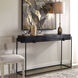 Telone 55 inch Dark Oxidized Black and Aged Black Console Table