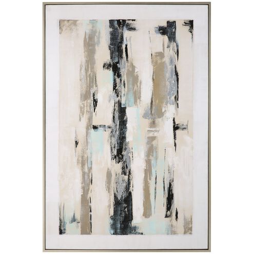 Placidity 74 X 50 inch Hand Painted Abstract Art