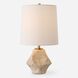Indent 16.25 inch 60.00 watt Travertine and Antique Brass Accent Lamp Portable Light