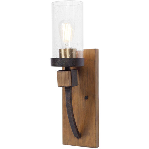 Atwood 1 Light 5 inch Deep Weathered Bronze Sconce Wall Light