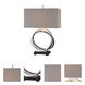 Soroca 28 inch 150 watt Silver Table Lamp Portable Light