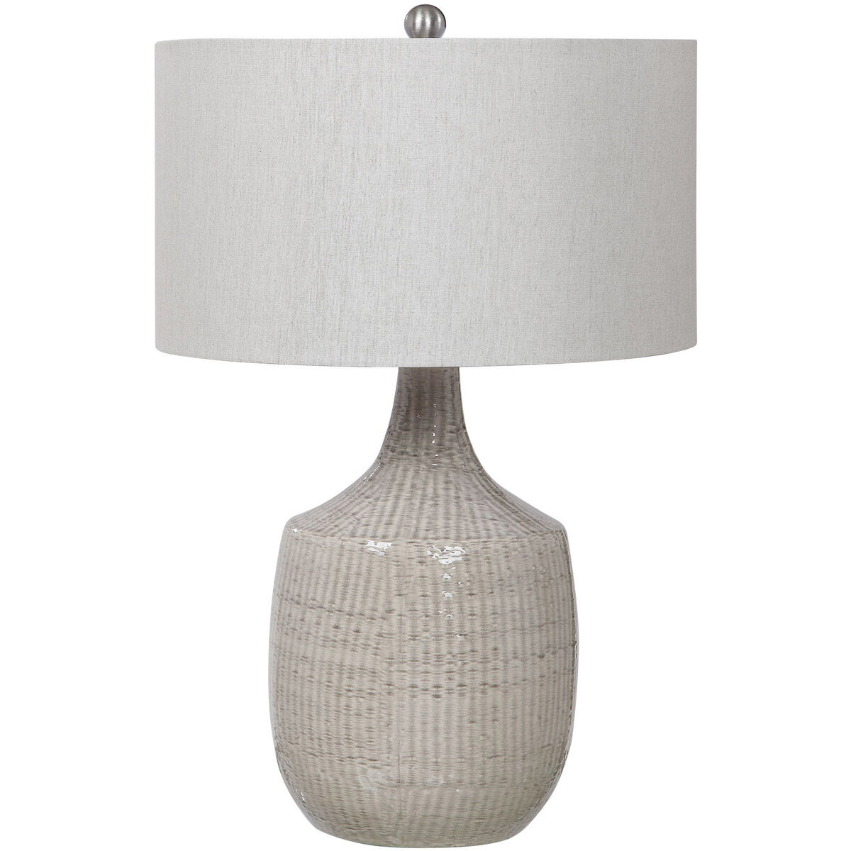 Felipe 30 inch 150 watt Gray Table Lamp Portable Light